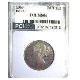 1840 Rupee PCI MS64 India