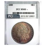 1880 Morgan MS65+ LISTS $950