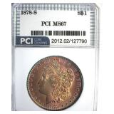 1878-S Morgan MS67 LISTS $10750