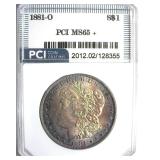 1881-O Morgan MS65+ LISTS $2150