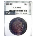 1881-CC Morgan MS66 LISTS $1750