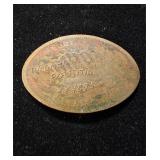 1893 Elongated 2 Cent Columbia Expo