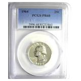 1964 Quarter ICG PR68
