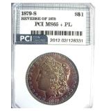 1879-S Rev 78 Morgan MS65+PL LIST $20K IN 65+