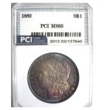 1882 Morgan MS65 LISTS $400