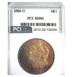 1885-O Morgan MS66 LISTS $450