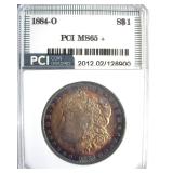 1884-O Morgan PCI MS65+ Incredible Color
