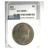 1972 T2 Ike MS65+ LISTS $2500