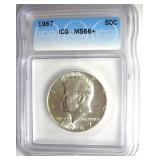 1967 Kennedy ICG MS66+ LISTS $525