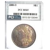 1888-O Morgan MS67 LISTS $18500