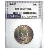 1949-D Franklin MS67 FBL LISTS $27500