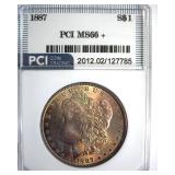 1887 Morgan MS66+ LISTS $850