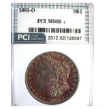 1881-O Morgan MS66+ LISTS $28000