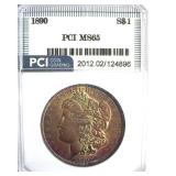 1890 Morgan MS65 LISTS $950