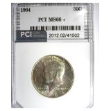 1964 Kennedy PCI MS66+ NICE TONING