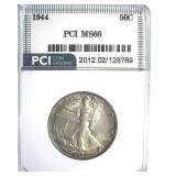1944 Walking Liberty MS66 LISTS $240