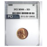 1932 Cent MS66+ RD LISTS $900