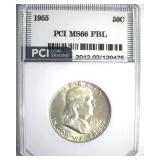 1955 Franklin MS66 FBL LISTS $250