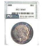 1935 Peace MS67 LISTS $25000