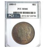1883-O Morgan MS66 LISTS $475