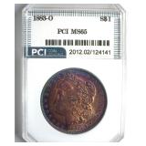 1883-O Morgan PCI MS65 Amazing Color