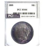 1925 Peace MS66 LISTS $550
