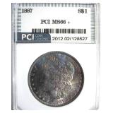 1887 Morgan MS66+ LISTS $850