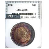 1886 Morgan MS66 LISTS $475