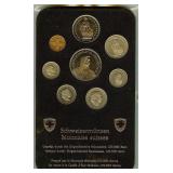 1979 1 Rappen-5 Franc BU Coin Set Switzerland