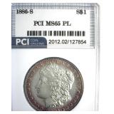 1886-S Morgan MS65 PL LISTS $6000