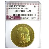 1879 Pattern Dollar PCI PR69CAM Schoolgirl Br Copy