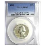 1960 Quarter PCGS PR67