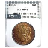 1891-S Morgan MS66 LISTS $5150