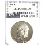 1974-S CN Ike PCI PR70 DCAM
