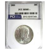 1965 Kennedy MS66+ LISTS $400