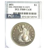 1871 Dollar PCI PR69CAM Indian Princess Ni Copy