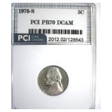 1976-S Nickel PR70 DCAM LISTS $500