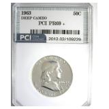 1963 Franklin PR69+ DCAM LISTS $5000 IN 69 DC