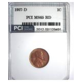 1927-D Cent MS65 RD LISTS $2200