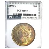 1904-O Morgan MS67+ LISTS $43500