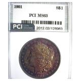 1901 Morgan MS63 LISTS $17500
