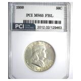 1950 Franklin MS65 FBL LISTS $165