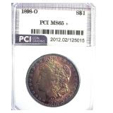 1898-O Morgan PCI MS65+ Golden Purple