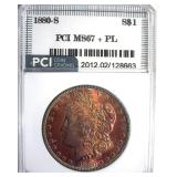 1880-S Morgan MS67+ PL LISTS $3500