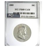 1962 Franklin PR69 Cameo LISTS $750