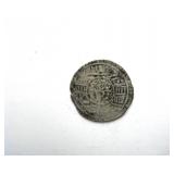1722 Silver Black Tangka Nepal for Use in Tibet