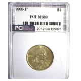 2008-P Sacagawea $ MS69 LISTS $250 IN 68