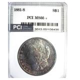 1881-S Morgan MS66+ LISTS $500