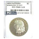 1879 Pattern Dollar PCI PR69CAM Schoolgirl Ni Copy