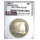 1987-S S$1 Constitution PCI PR70 DCAM